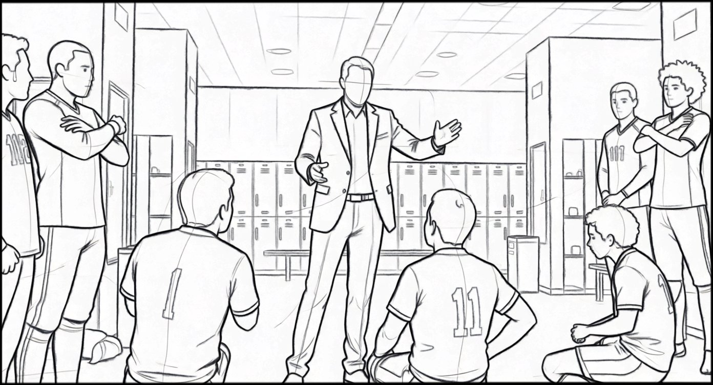 Storyboards - storyboard frame 8 by Dakota Warren